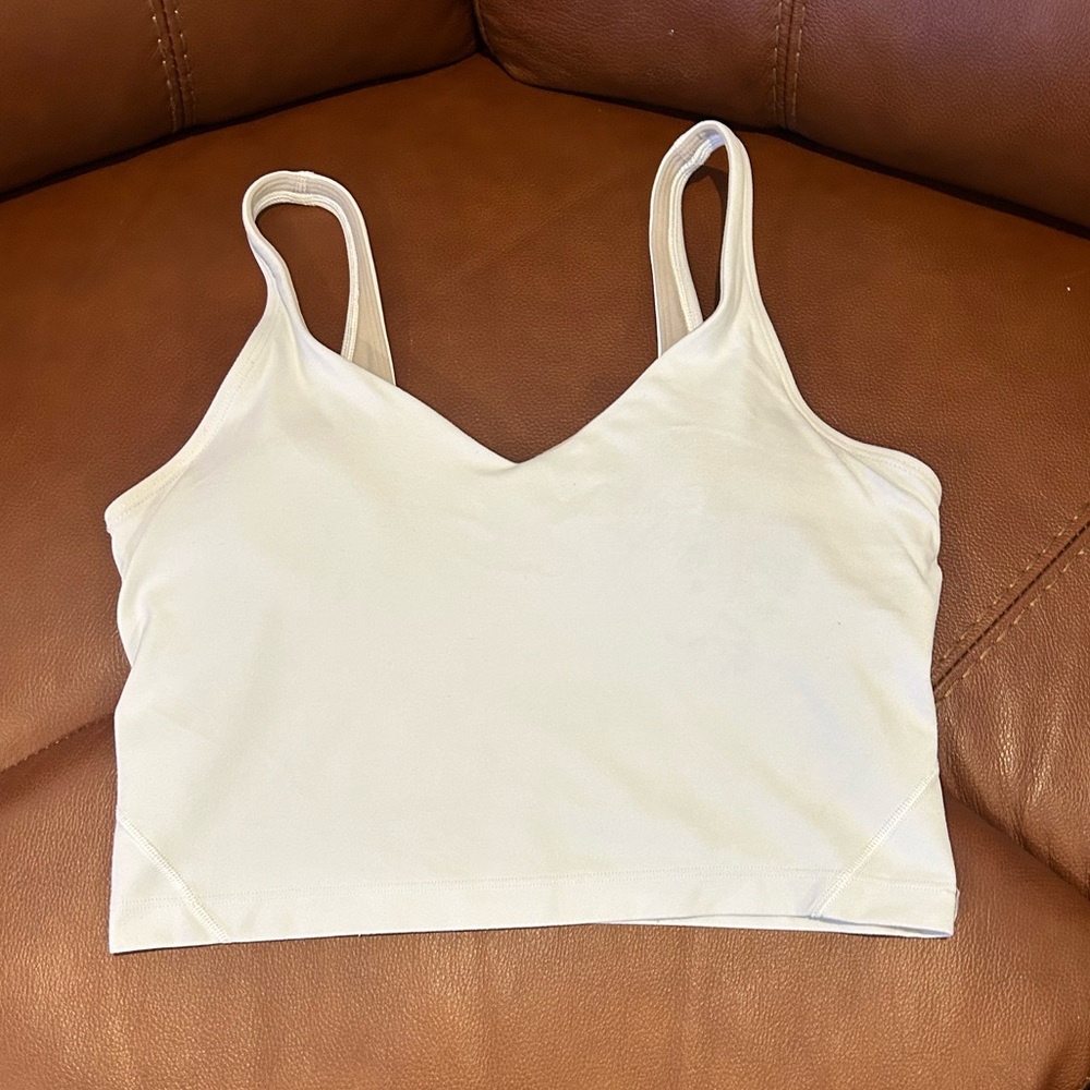 Lululemon Align Tank Top with Light Support (A/B cup) Women’s White Cropped Tank